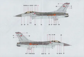 LN72-D24 F-16AM Block 20 Fighting Falcon Ukrainian Air Force