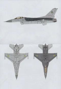 LN72-D24 F-16AM Block 20 Fighting Falcon Ukrainian Air Force