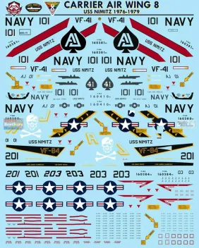 BMA48033 Carrier Air Wing 8, USS Nimitz, 1976-1981