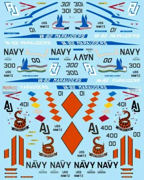 BMA48033 Carrier Air Wing 8, USS Nimitz, 1976-1981