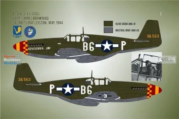 BMA48035 P-51B/C Mustang Yoxford Boys Teil 6