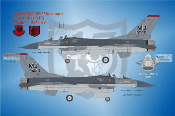 BMA48037 F-16 Fighting Falcon Pacific Air Forces (PACAF)