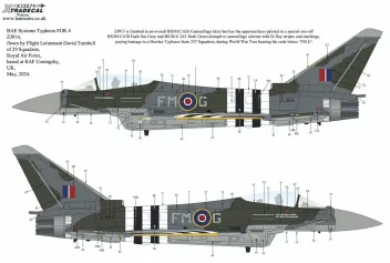 XD32074 Eurofighter Typhoon FGR.4 Moggy RAF Display Team 2024
