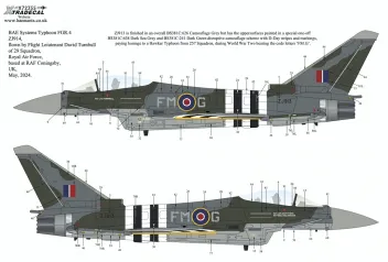XD72355 Eurofighter Typhoon FGR.4 Moggy RAF Display Team 2024