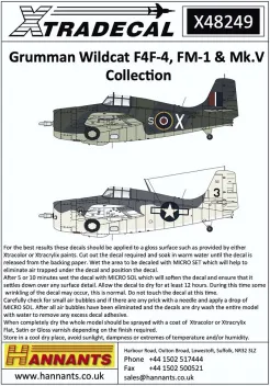XD48249 Wildcat F4F-4, FM-1 & Mk.V Collection