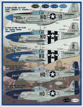 FBD48095 P-51 Mustang Meyer’s Maulers 487th FS Teil 2
