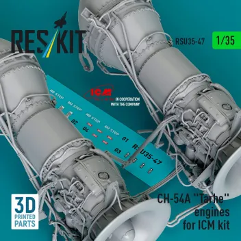 RSU350047 CH-54A Tarhe Engines
