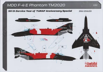 BBT32420 F-4E Terminator 2020 50 Jahre im Dienst der türkischen Luftwaffe
