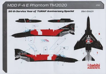 BBT32421 F-4E Terminator 2020 50 Years in Turkish Air Force Service