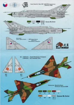 TW32118 MiG-21 Fishbed/LanceR rumänische Luftwaffe
