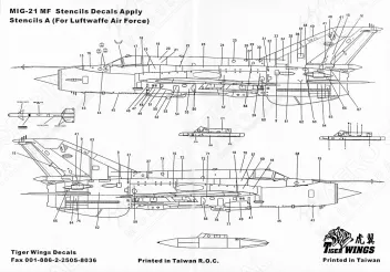 TW32118 MiG-21 Fishbed/LanceR rumänische Luftwaffe