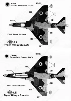TW48107 A-/TA-4 Skyhawk & Kfir Israeli Air Force