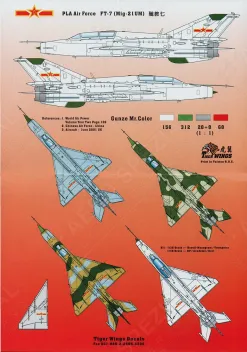 TW48119 MiG-21 Fishbed/Mongol chinesische Luftwaffe