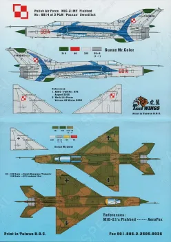TW48120 MiG-21 Fishbed/Mongol Polnische und Deutsche Luftwaffe