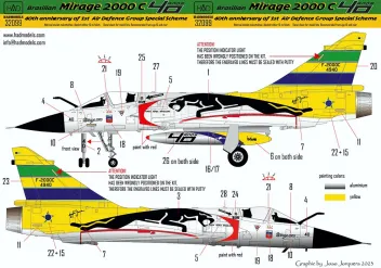 HUN32099 Mirage 2000C Commemorative Finish Ayrton Senna
