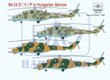 HUN48193 Mi-24D Hind-D ungarische Luftwaffe