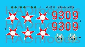HUN48234 MiG-21MF Fishbed-J Hungarian Air Force