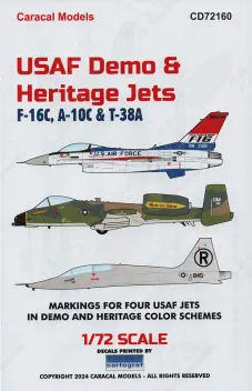 CD72160 U.S. Air Force Demo & Heritage Jets