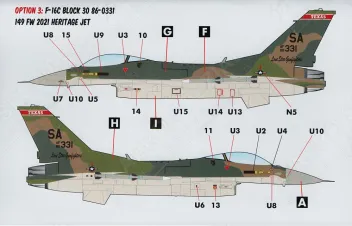 CD72160 U.S. Air Force Demo & Heritage Jets