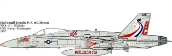 CAM32080 F/A-18C Hornet VFA-131 Wildcats