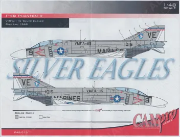 CPS48019A F-4B Phantom II VMFA-115 Silver Eagles