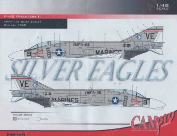 CPS48019D F-4B Phantom II VMFA-115 Silver Eagles
