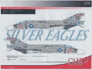 CPS72005D F-4B Phantom II VMFA-115 Silver Eagles