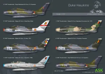 DH-039LIM Republic F-84F Thunderstreak limitierte Sammler-Edition