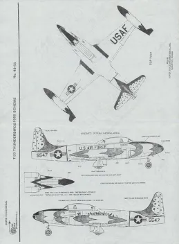 SS48055 T-33A Shooting Star Thunderbirds