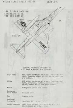 MS72078 A-4C/E Skyhawk