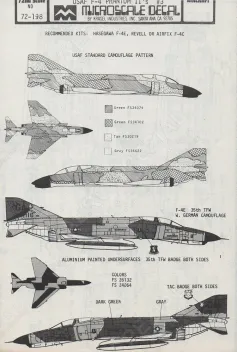 MS72198 F-4C/D/E/F Phantom II