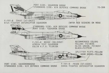 MS72306 F-101B/F Voodoo