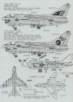 MS72403 A-7E Corsair II