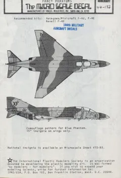 MS44137 QF-4B, F-4J & YRF-4C Phantom II