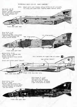 MS44137 QF-4B, F-4J & YRF-4C Phantom II