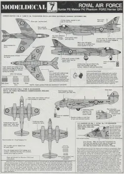 MDC007 Harrier, Hunter, Meteor & Phantom