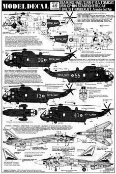 MDC049 CF-104, Tomcat, Thunderjet & Sea King