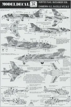 MDC026 Buccaneer, Canberra, Gazelle & Hunter