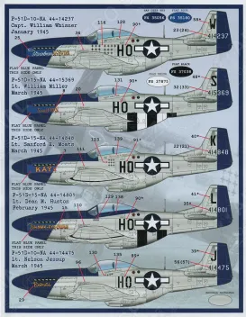 FBD32006 P-51 Mustang Meyer’s Maulers 487th FS Teil 1