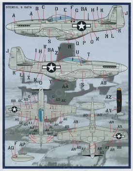 FBD32006 P-51 Mustang Meyer’s Maulers 487th FS Teil 1