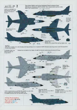 XD48058 Harrier GR.3 und Sea Harrier FRS.1 Falkland-Krieg