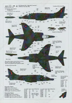XD48058 Harrier GR.3 und Sea Harrier FRS.1 Falkland-Krieg