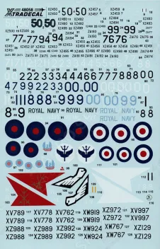 XD48058 Harrier GR.3 und Sea Harrier FRS.1 Falkland-Krieg