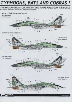 VFA72MIG2901 MiG-29N/NUB Fulcrum malaysische Luftstreitkräfte