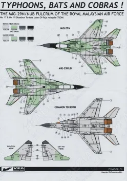 VFA72MIG2901 MiG-29N/NUB Fulcrum malaysische Luftstreitkräfte