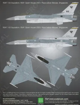 SCN4818 F-16C/D Fighting Falcon Republic of Singapore Air Force Teil 2