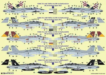 DXM48074 F/A-18C/D Hornet VMFA-115 und VMFA-312