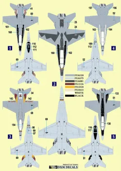 DXM48074 F/A-18C/D Hornet VMFA-115 und VMFA-312