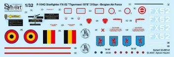 SY32067 F-104G Starfighter NATO Tiger Meet 1978