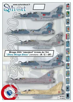 SY48922 Mirage 2000B / Mirage 2000C / Mirage 2000-5F französische Luftwaffe